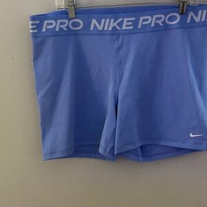 Nike Pro Light Blue Training Shorts